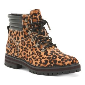 Timberland Cheetah Print Hikers Size 7.5 New In Box